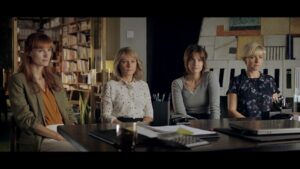 Lene Maria Christensen, Sidse Babett Knudsen, Danica Curcic og Amanda Collin i 'Undtagelsen' læs anmeldelsen på Filmpuls.dk