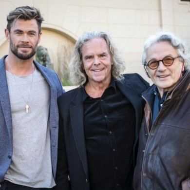 Pressemøde på 'Furosia', fra Chris Hemsworth's instagram, Filmpuls